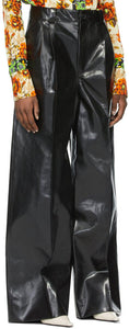 Kwaidan Editions Black Rubber Baggy Trousers