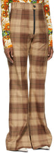 Kwaidan Editions Brown Plaid Trousers