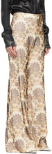 Kwaidan Editions Off-White Floral Trousers