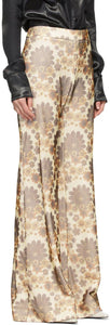 Kwaidan Editions Off-White Floral Trousers