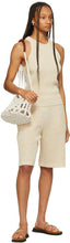 LE17SEPTEMBRE Beige Linen-Blend Rib Kit Shorts