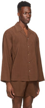 LE17SEPTEMBRE Brown Side Strap Shirt