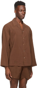 LE17SEPTEMBRE Brown Side Strap Shirt