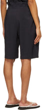 LE17SEPTEMBRE Navy CrÃªpe Double String Shorts