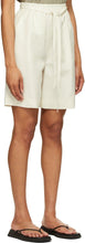 LE17SEPTEMBRE Off-White Linen-Blend Easy Shorts