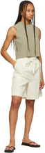 LE17SEPTEMBRE Off-White Linen-Blend Easy Shorts
