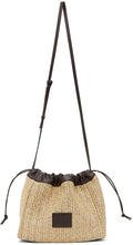 LOW CLASSIC Beige Rattan String Bag - Sac à cordes de rotin beige bas classique - 낮은 고전적인 베이지 등나무 문자열 가방