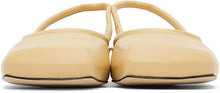 LOW CLASSIC Beige Squared Toe Slippers