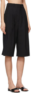 LOW CLASSIC Black Bermuda Shorts