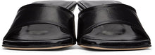 LOW CLASSIC Black Slide Heeled Sandals