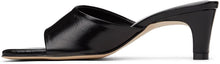 LOW CLASSIC Black Slide Heeled Sandals