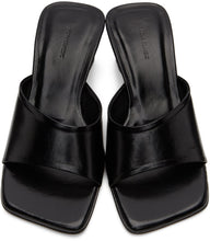 LOW CLASSIC Black Slide Heeled Sandals