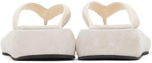 LOW CLASSIC Off-White Platform Flip Flop Sandals