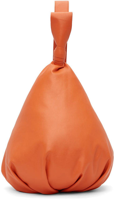 LOW CLASSIC Orange Faux-Leather Big Lucky Bag - FAUX CLASSIC ORANGE FAUX-CUIR BIG CHANCY SAC - 낮은 클래식 오렌지 가짜 가죽 큰 럭키 가방