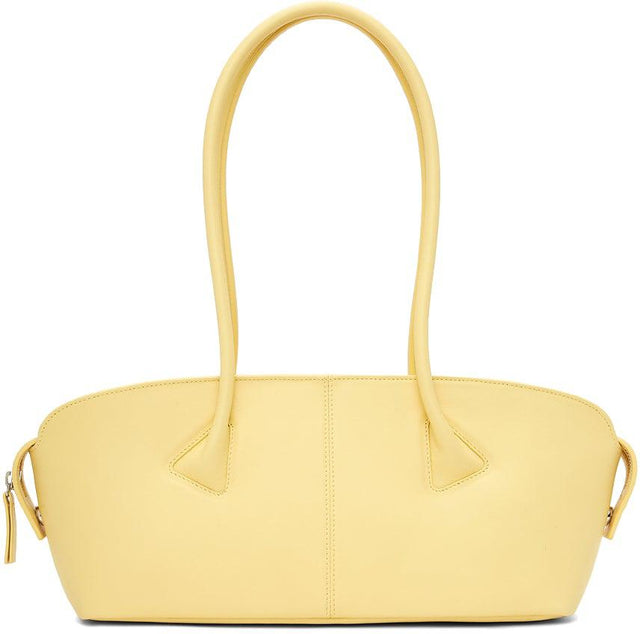 LOW CLASSIC Yellow Baguette Bag - Sac à baguette jaune basse classique - 낮은 클래식 노란색 버 게 트 빵 백
