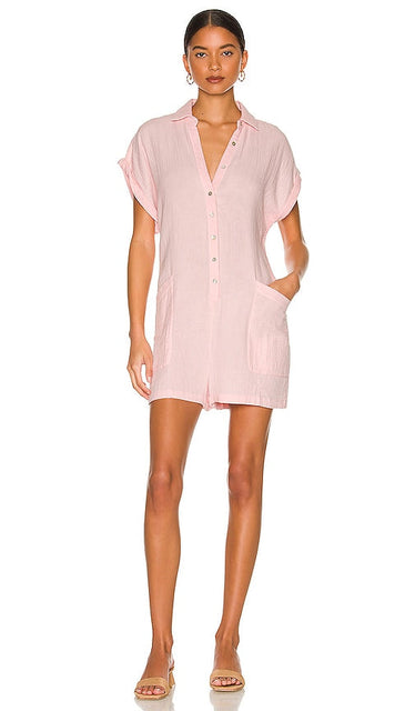 L*SPACE Mika Romper in Blush L * Space Mika Raiper en rougissement L*太空Mika Romper在脸红中