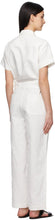 LVIR White Linen Jumpsuit