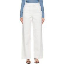 LVIR White Stitch-Point Jeans - Lvir Blanc Stitch-Point Jeans - LVIR 화이트 스티치 포인트 청바지
