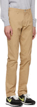 Lacoste Beige Gabardine Slim-Fit Chino Trousers