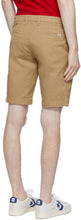 Lacoste Beige Stretch Gabardine Slim Fit Shorts