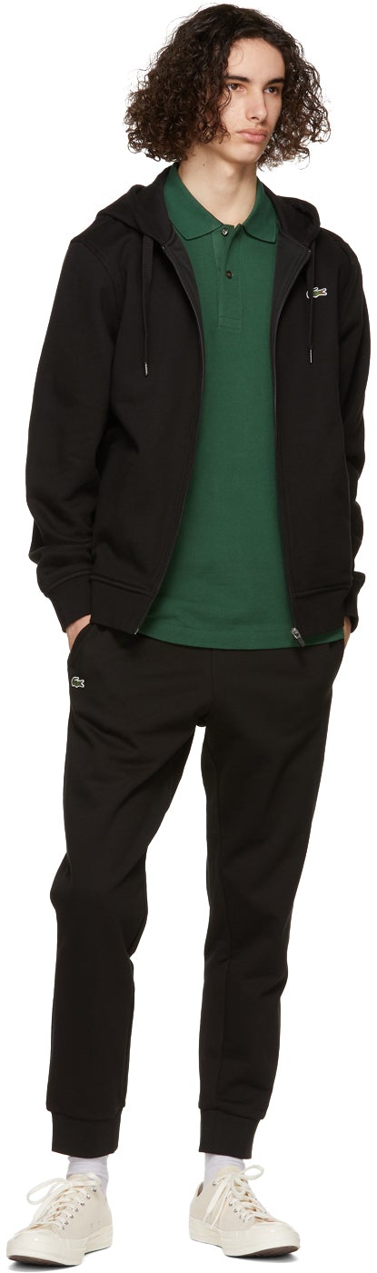 Lacoste Black Sport Tennis Lounge Pants