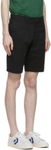 Lacoste Black Stretch Gabardine Slim Fit Shorts
