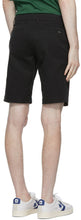 Lacoste Black Stretch Gabardine Slim Fit Shorts