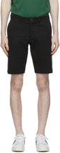 Lacoste Black Stretch Gabardine Slim Fit Shorts - Short de Lacoste Noir Stretch Gabardine Slim Fit - LaCoste 검은 스트레치 Gabardine 슬림 피트 반바지