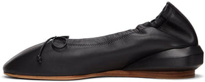 Lanvin Black Bumpr Ballerina Flats