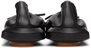 Lanvin Black Bumpr Ballerina Flats