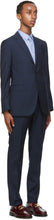 Lanvin Navy Wool Half-Canvas Suit