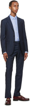 Lanvin Navy Wool Half-Canvas Suit