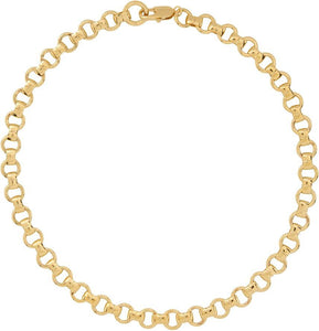 Laura Lombardi Gold Franca Chain Necklace - Collier de chaîne de franca d'or Laura Lombardi - 로라 롬바르디 골드 프랑카 체인 목걸이