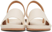 Lauren Manoogian Off-White Contour Sandals