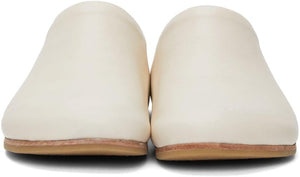 Lauren Manoogian Off-White New Mono Mule Slippers