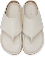 Lauren Manoogian Off-White Tri Slide Sandals