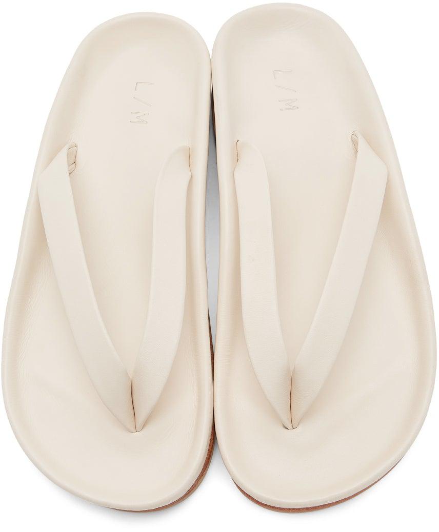 Lauren Manoogian Off-White Zori Sandals