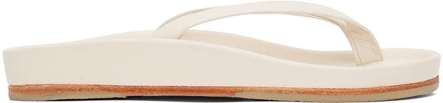 Lauren Manoogian Off-White Zori Sandals - Sandales Zori blanches de Lauren manoogien - Lauren Manoogian Off-White Zori Sandals.