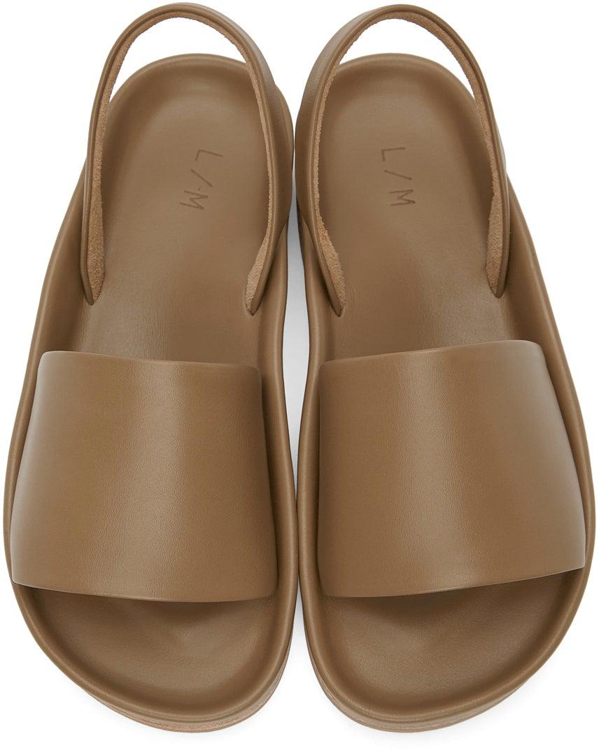 Lauren Manoogian Taupe Contour Sandals