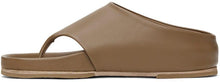 Lauren Manoogian Taupe Tri Slide Sandals