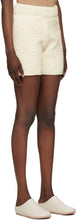 Lauren Manoogian White Handknit Shorts