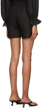 Le Petit Trou Black Linen Lucie Shorts