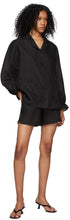 Le Petit Trou Black Linen Lucie Shorts