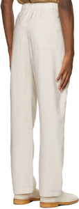 Lemaire Beige Elasticated Trousers