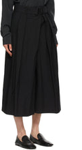 Lemaire Black Asymmetrical Bermuda Shorts