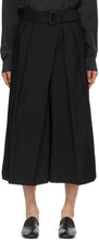 Lemaire Black Asymmetrical Bermuda Shorts - Short de Bermudes Asymétriques de Lemaire Noir - lemaire 검은 비대칭 버뮤다 반바지