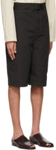 Lemaire Black Belted Shorts