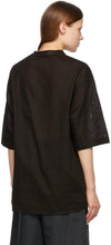 Lemaire Black Henley T-Shirt