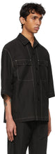 Lemaire Black Pyjama Short Sleeve Shirt