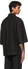 Lemaire Black Pyjama Short Sleeve Shirt